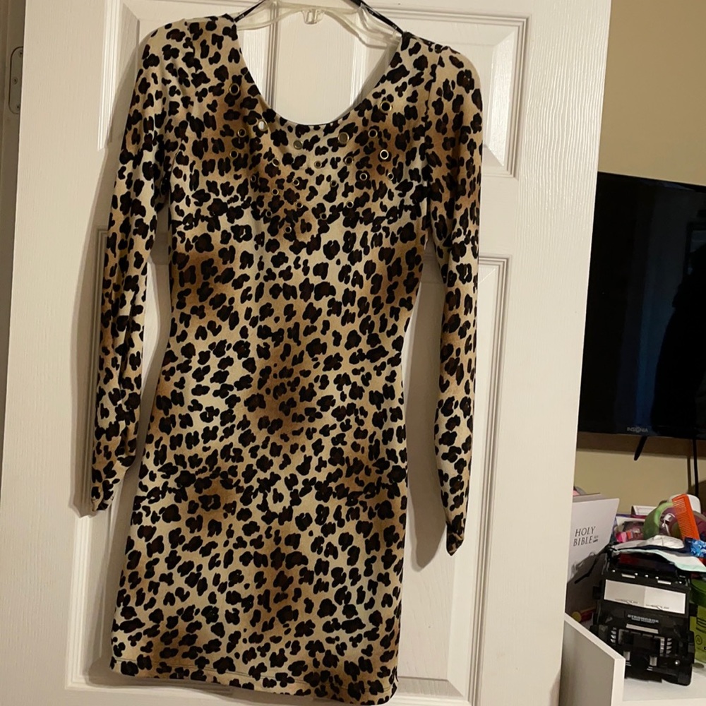 Cheetah mini dress